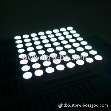 2.0" 5mm 8 X 8 Ultra White Dot Matrix Led Displays For Elevator Position Indicators And Display Screens 